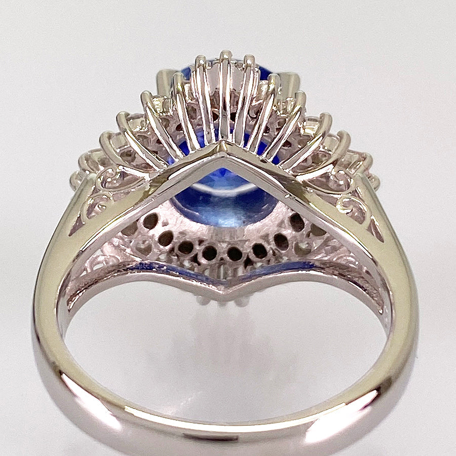 Ring Platinum Sapphire