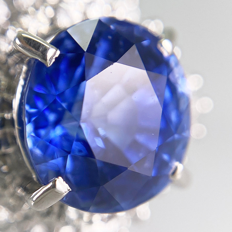 Ring Platinum Sapphire