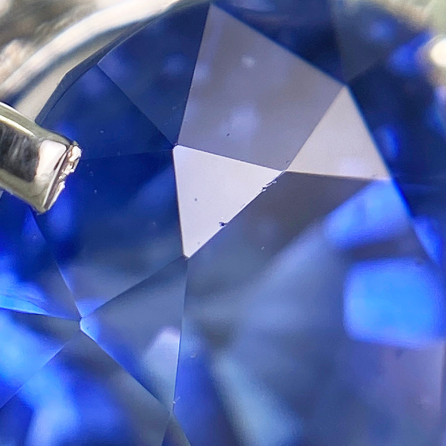 Ring Platinum Sapphire