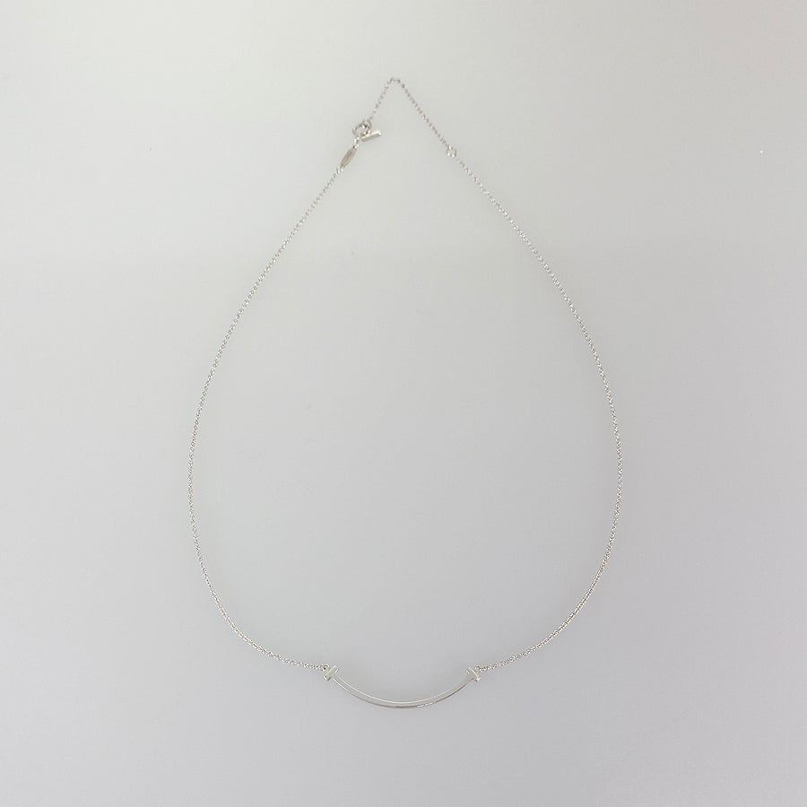 TIFFANY&Co. T Smile Small Necklace