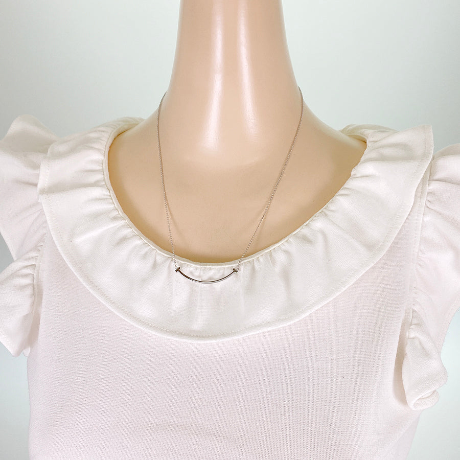 TIFFANY&Co. T Smile Small Necklace