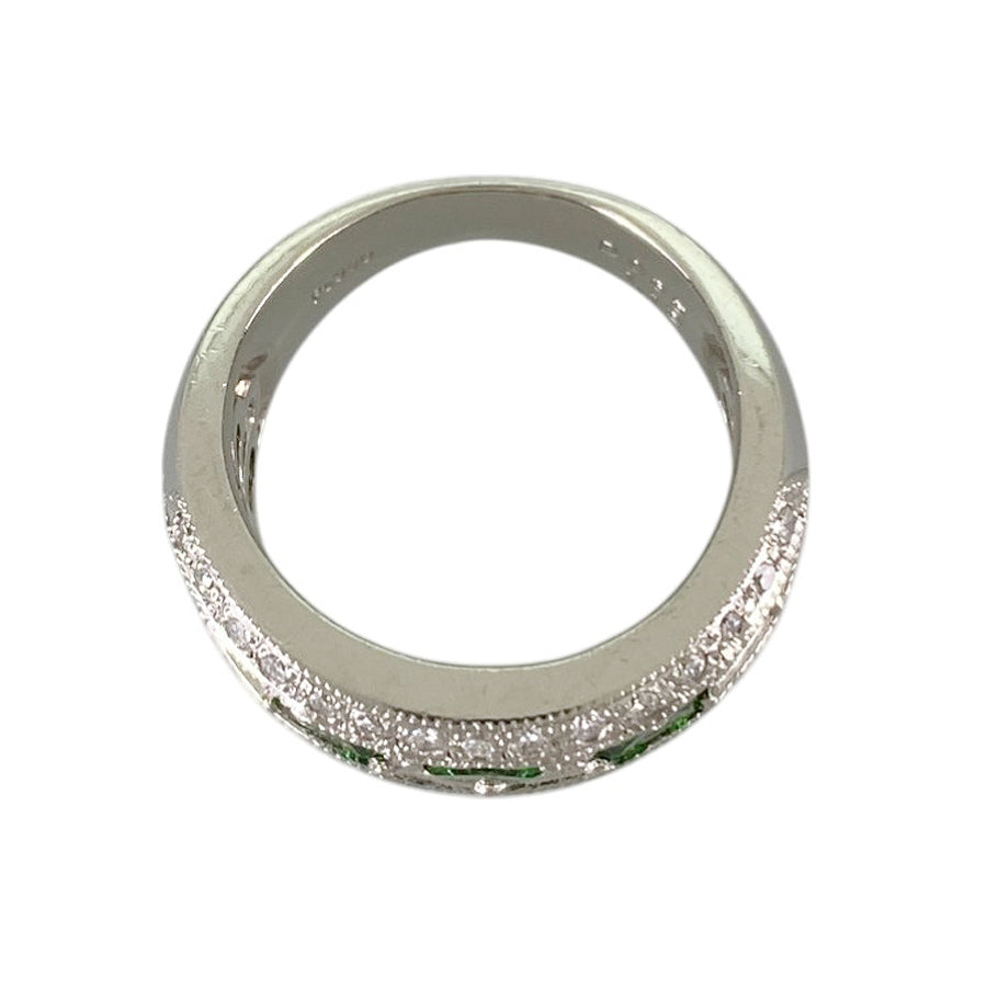 Ring Platinum Tsavorite Garnet