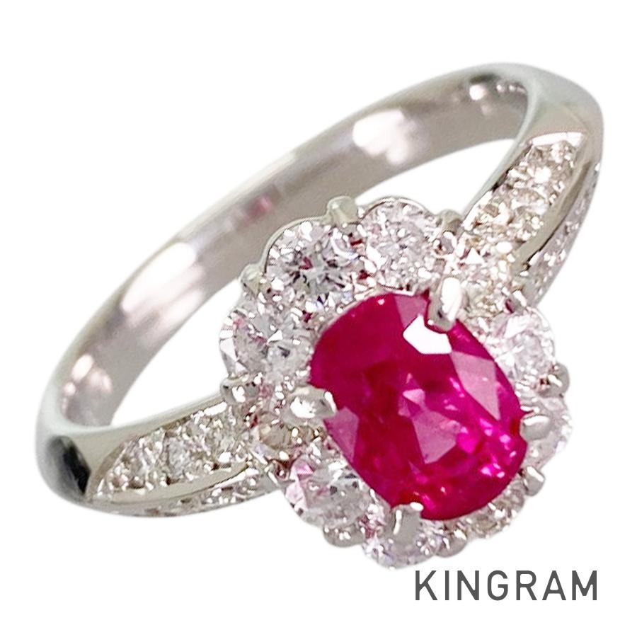 Ring Platinum Ruby