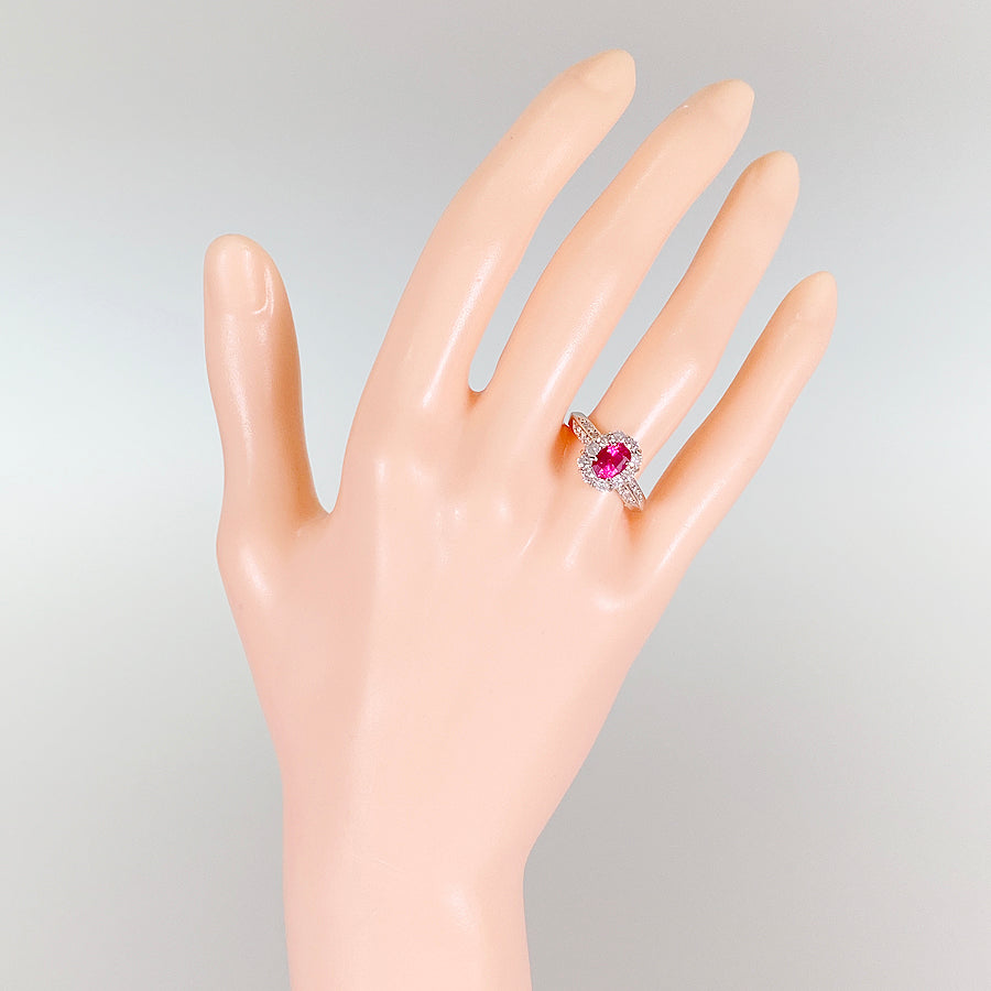 Ring Platinum Ruby
