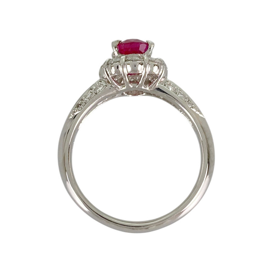 Ring Platinum Ruby