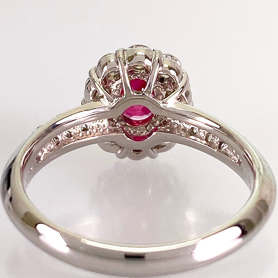 Ring Platinum Ruby