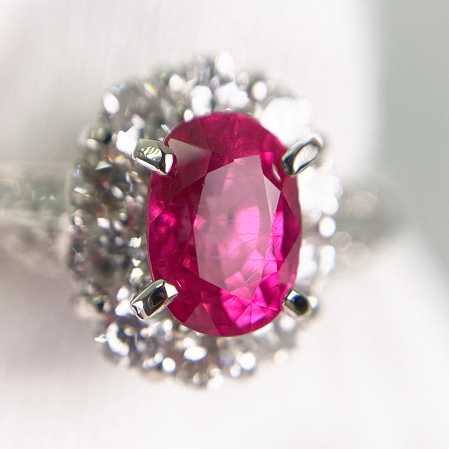 Ring Platinum Ruby