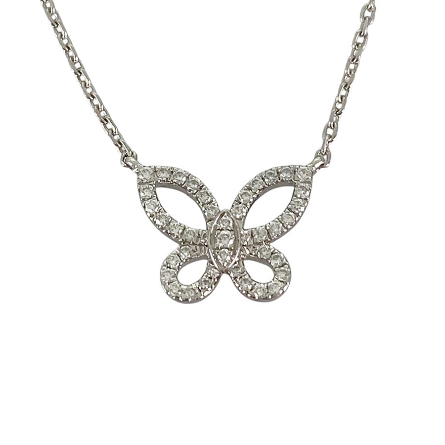 GRAFF Mini butterfly silhouette Necklace
