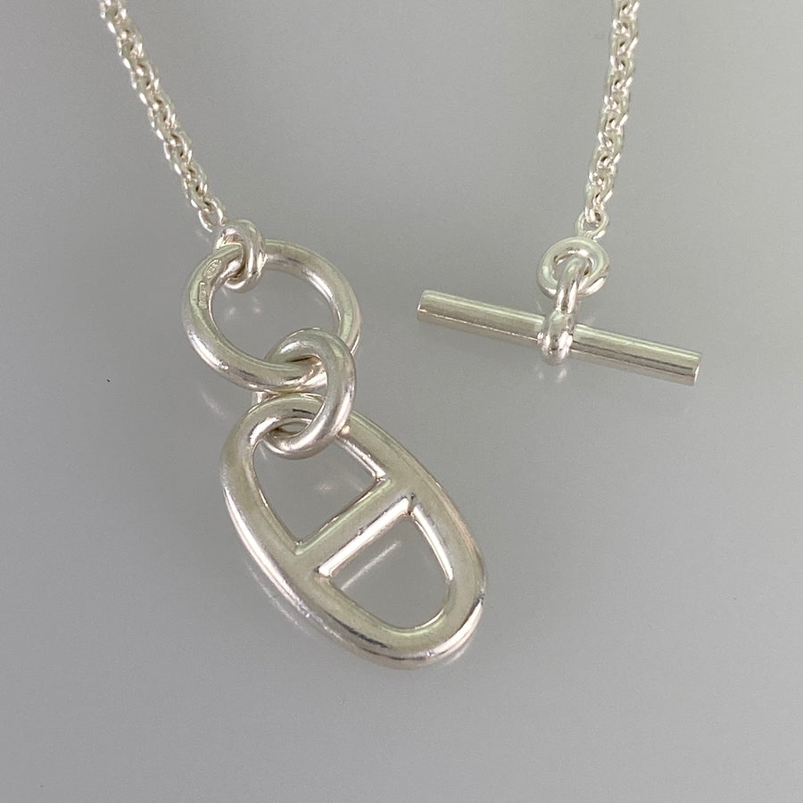 HERMES Chaine d'Ancre Amulet Necklace