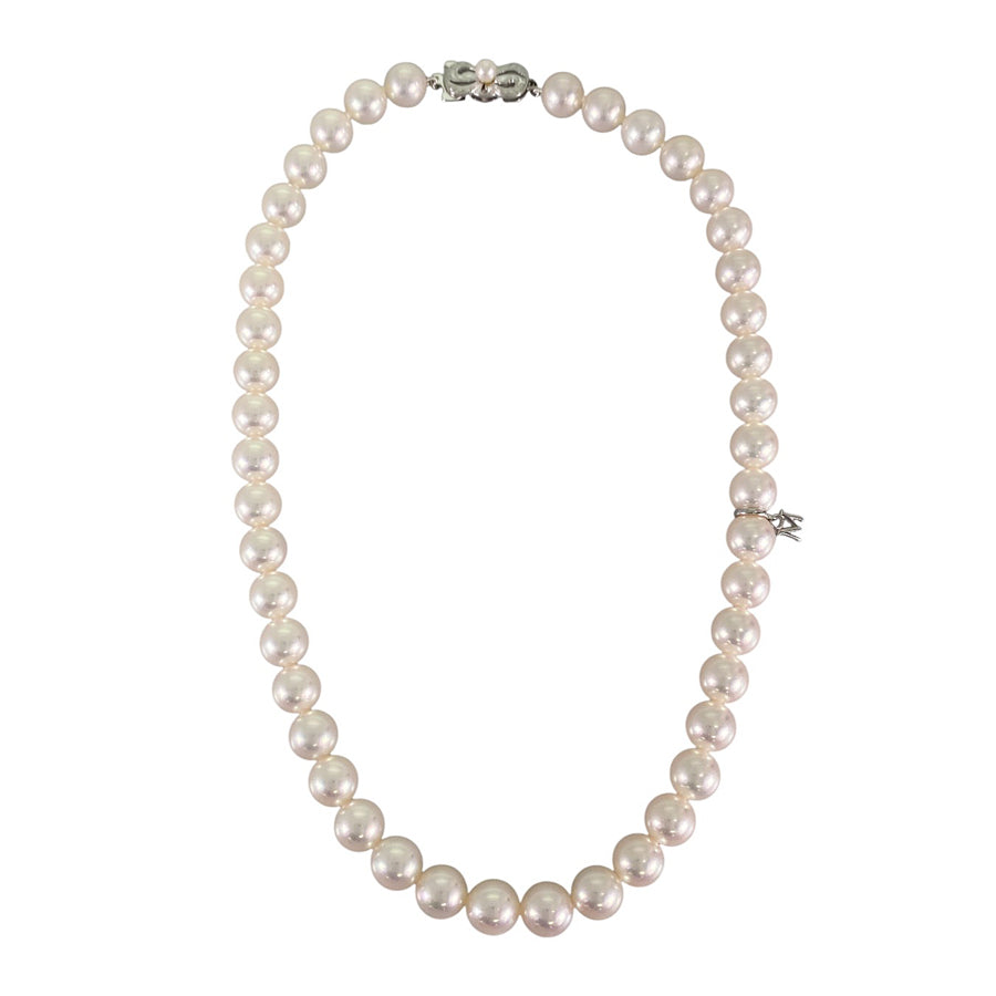 MIKIMOTO M charm Necklace