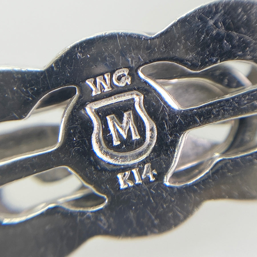 MIKIMOTO M charm Necklace