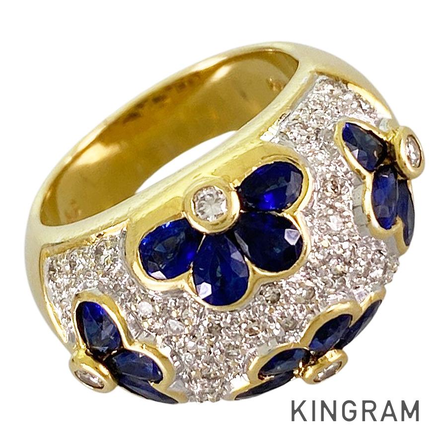 Ring Yellow gold Sapphire
