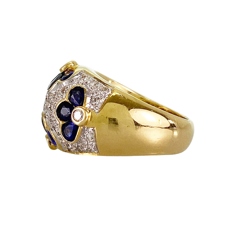 Ring Yellow gold Sapphire