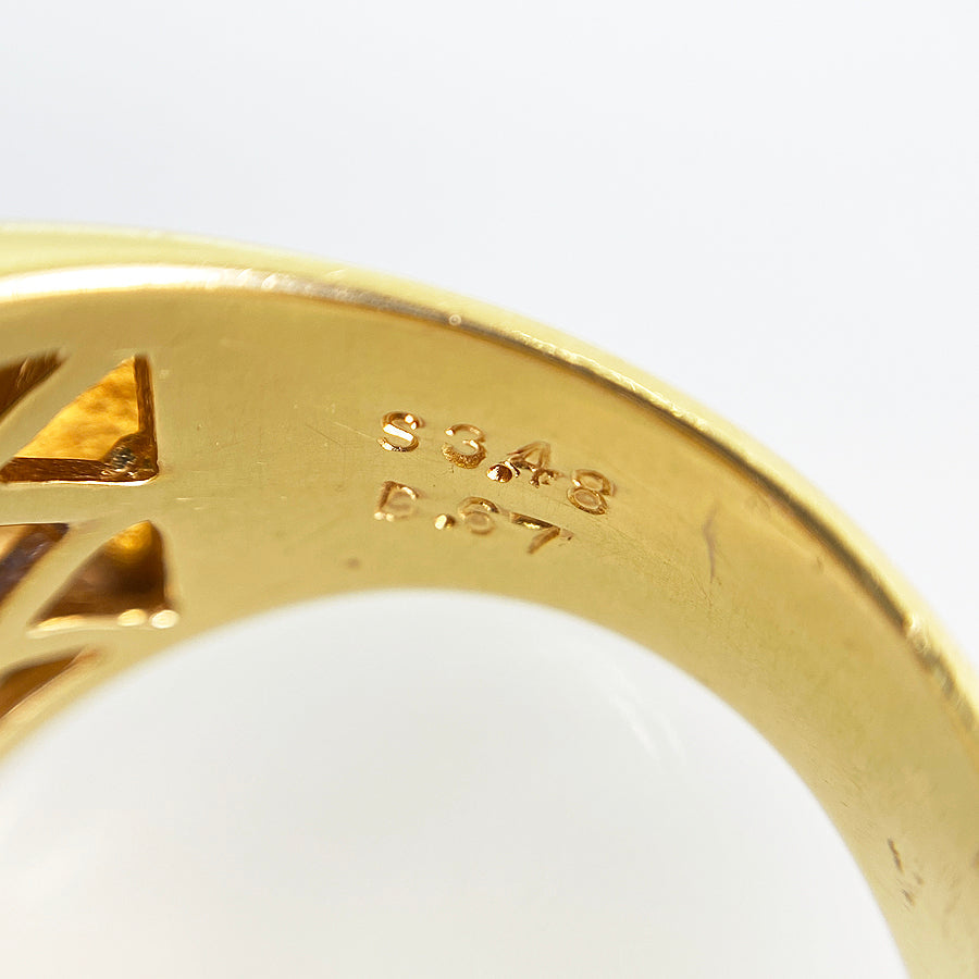 Ring Yellow gold Sapphire