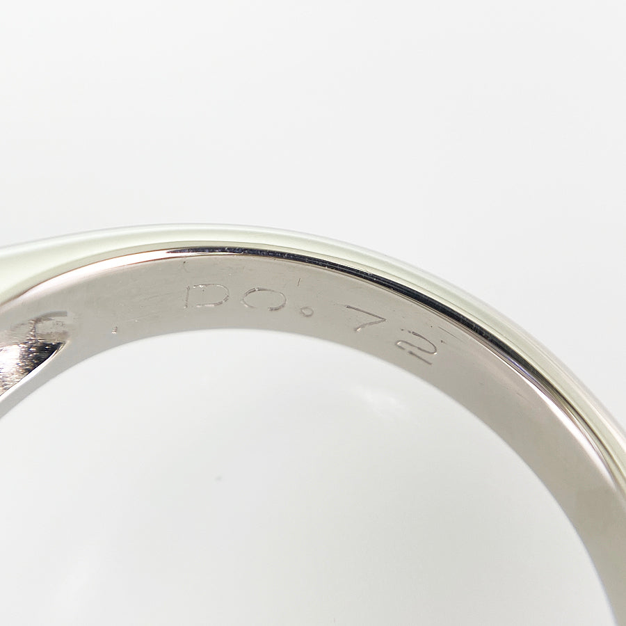 Ring Platinum Blue Sapphire