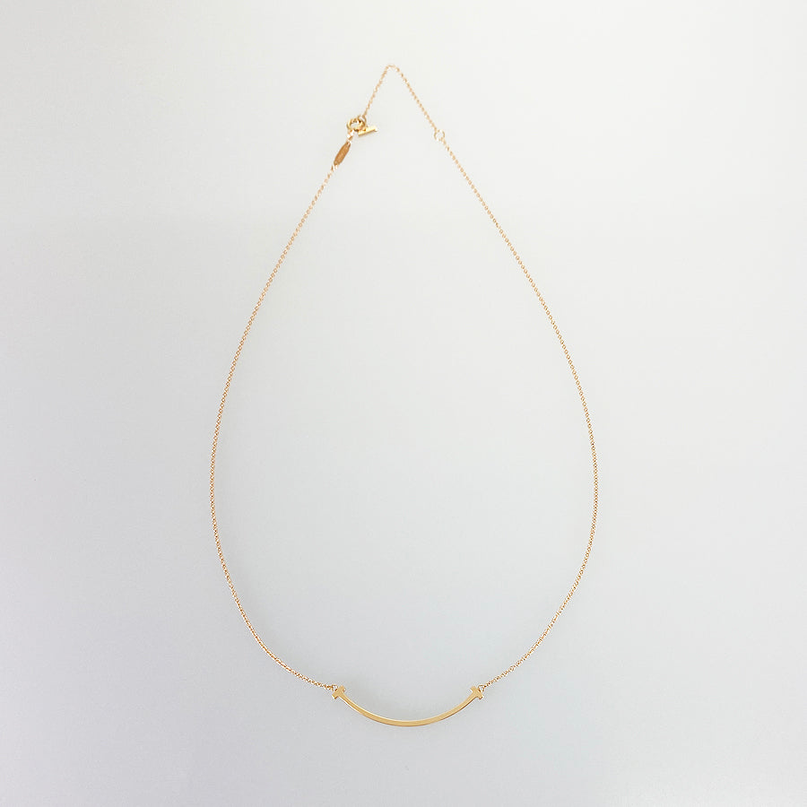 TIFFANY&Co. T Smile Small Necklace