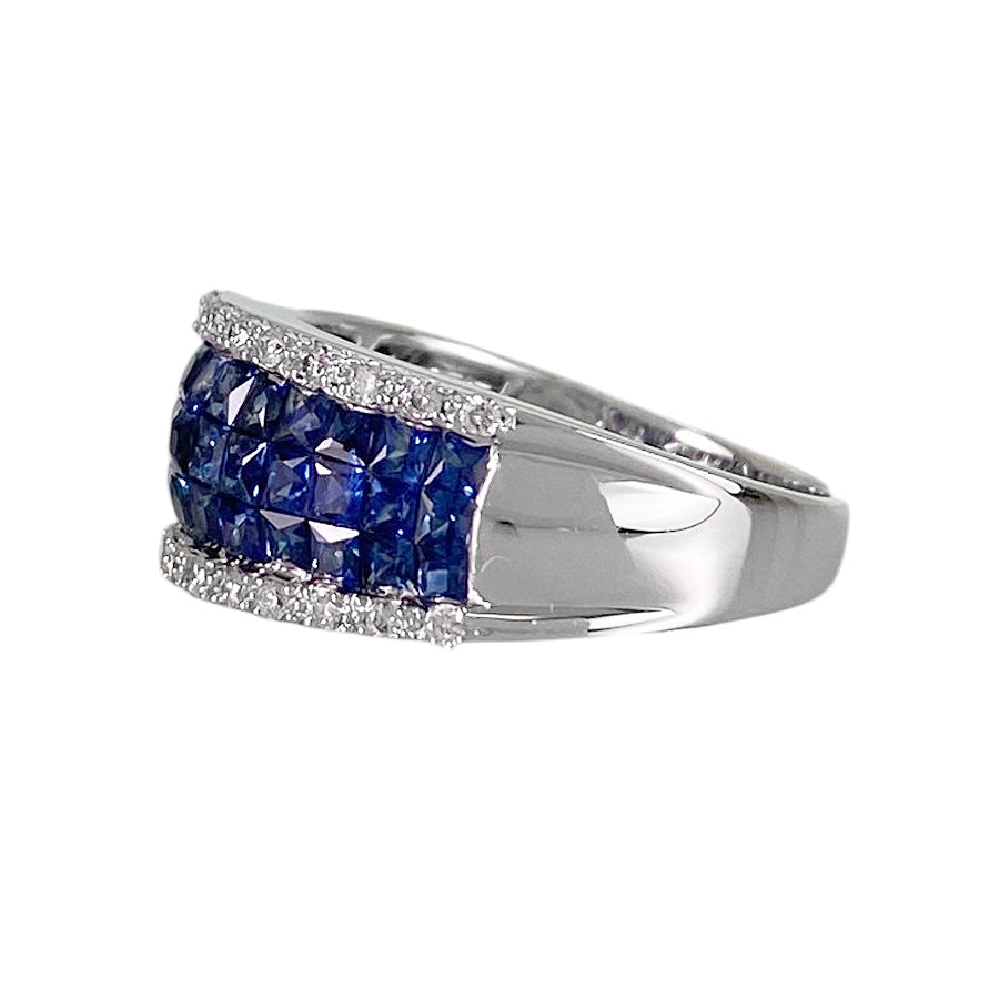 Ring White gold Sapphire