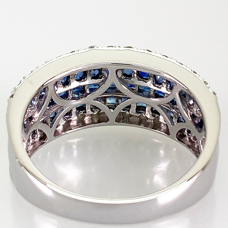Ring White gold Sapphire