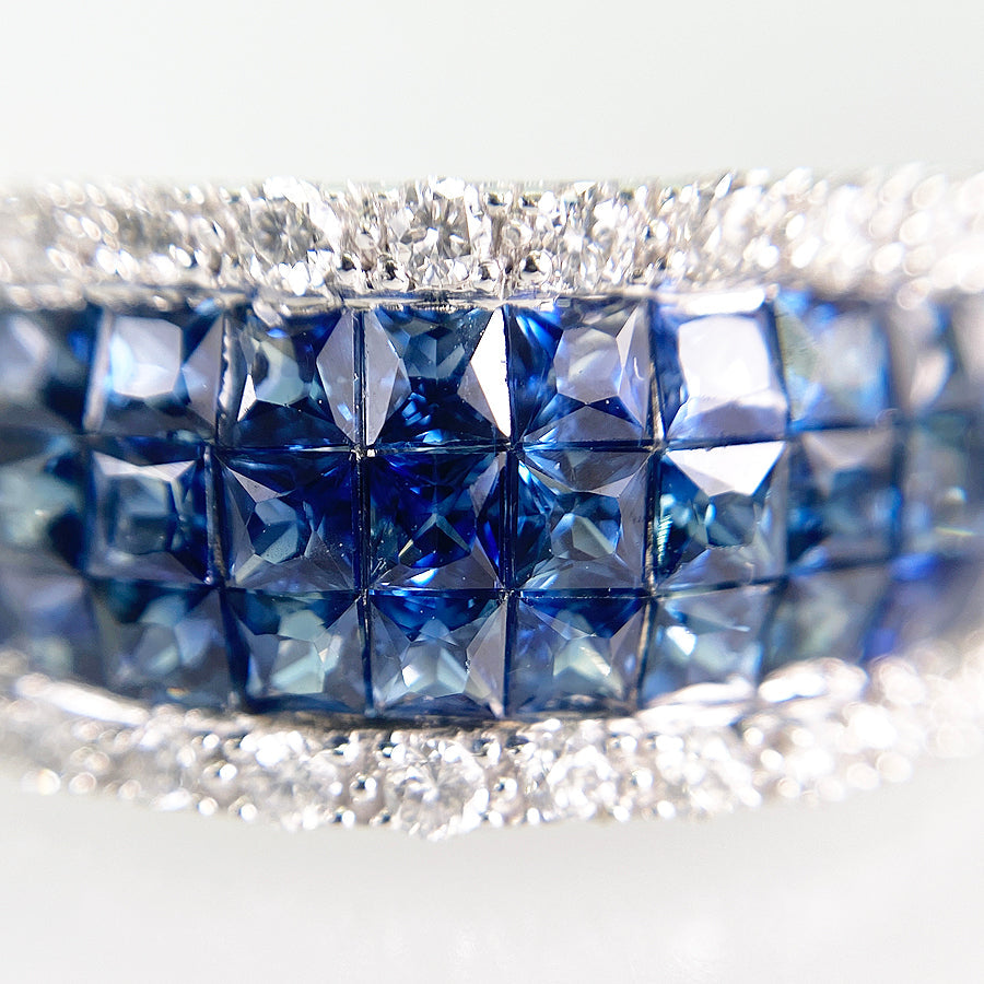Ring White gold Sapphire