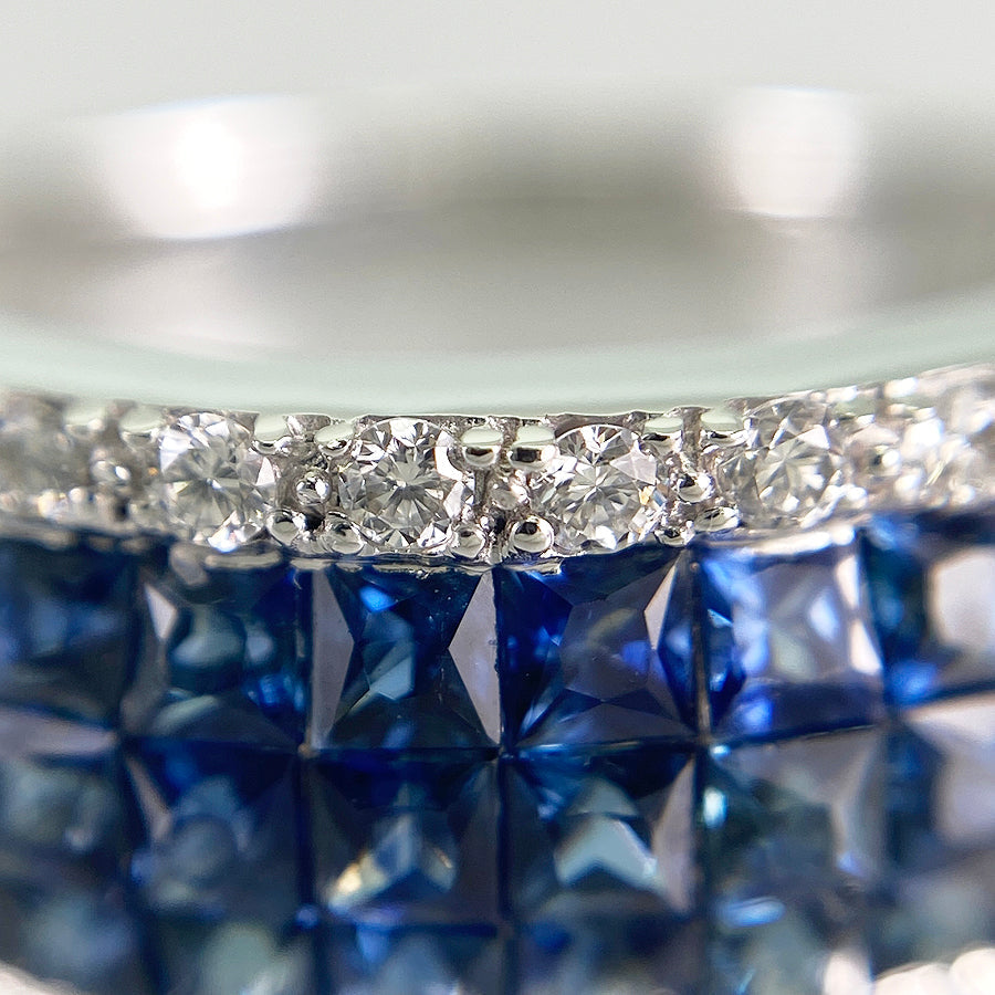 Ring White gold Sapphire