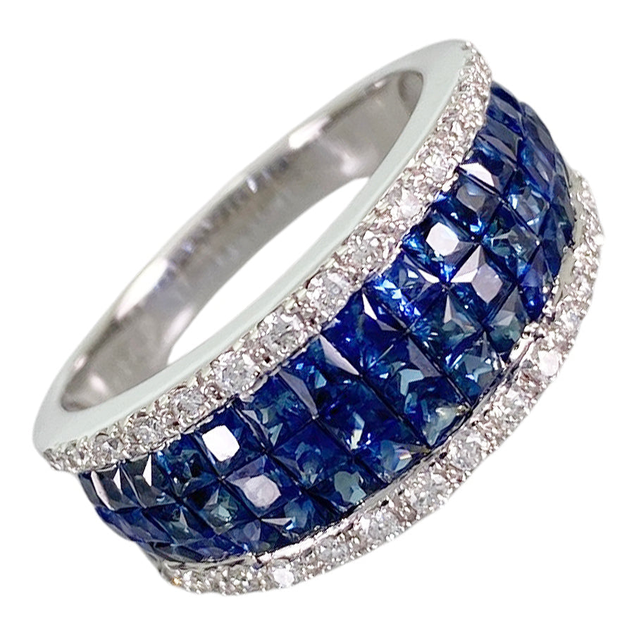 Ring White gold Sapphire