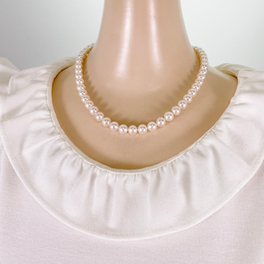 Necklace Silver Akoya Pearl