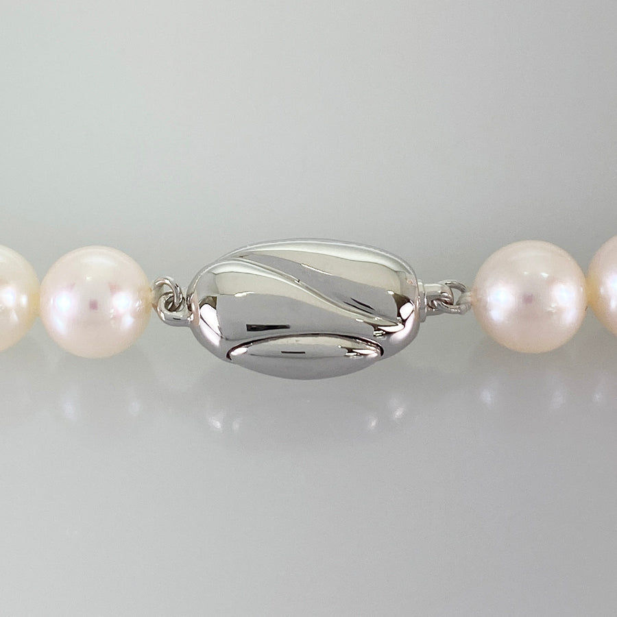 Necklace Silver Akoya Pearl