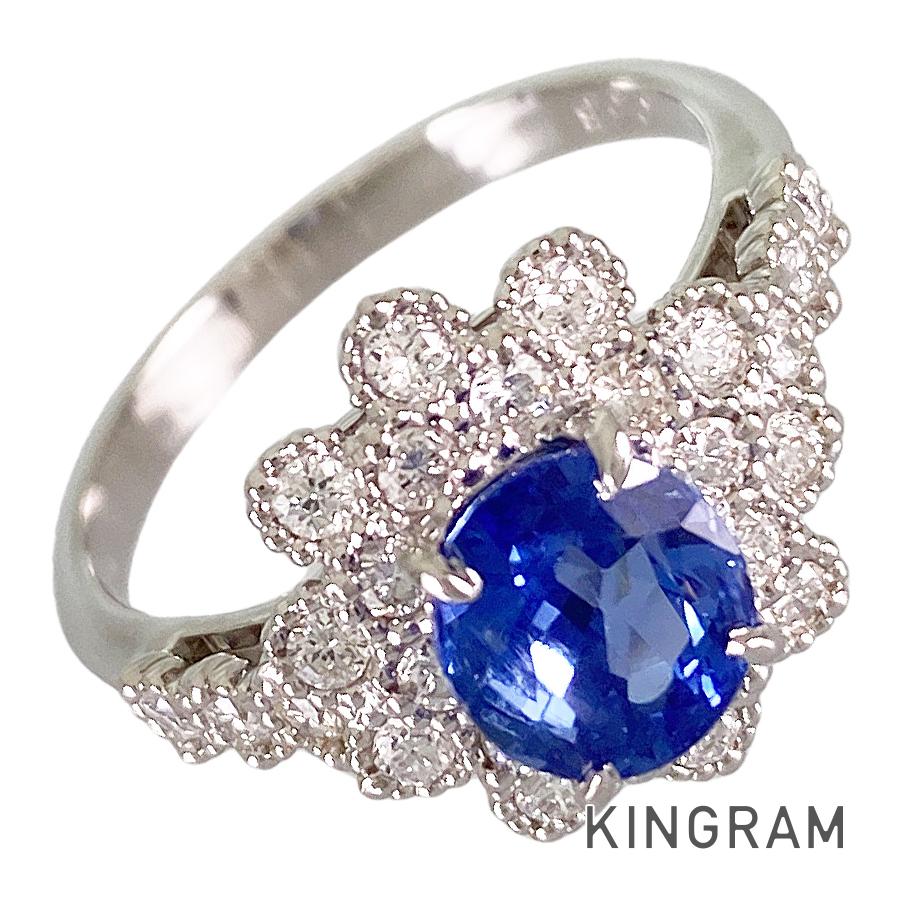 Ring Platinum Sapphire