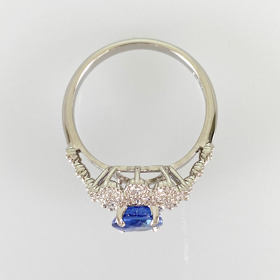 Ring Platinum Sapphire