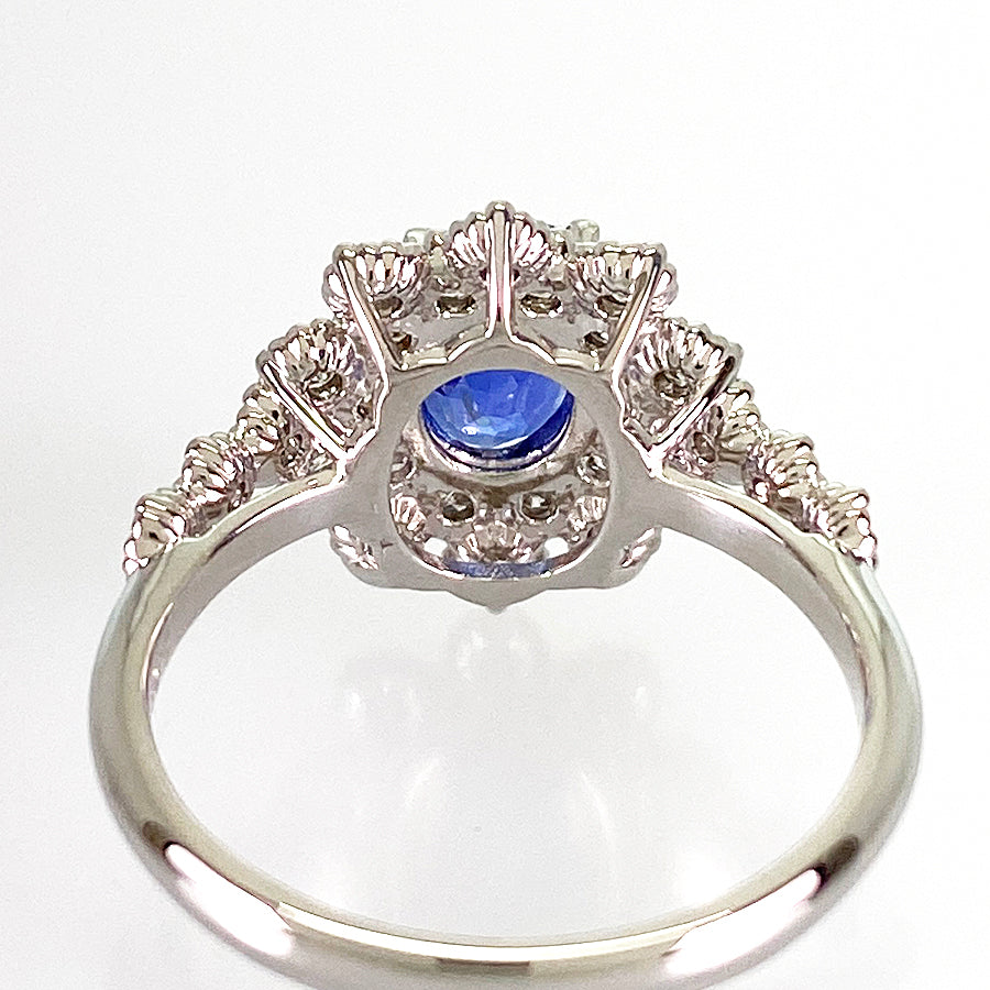 Ring Platinum Sapphire