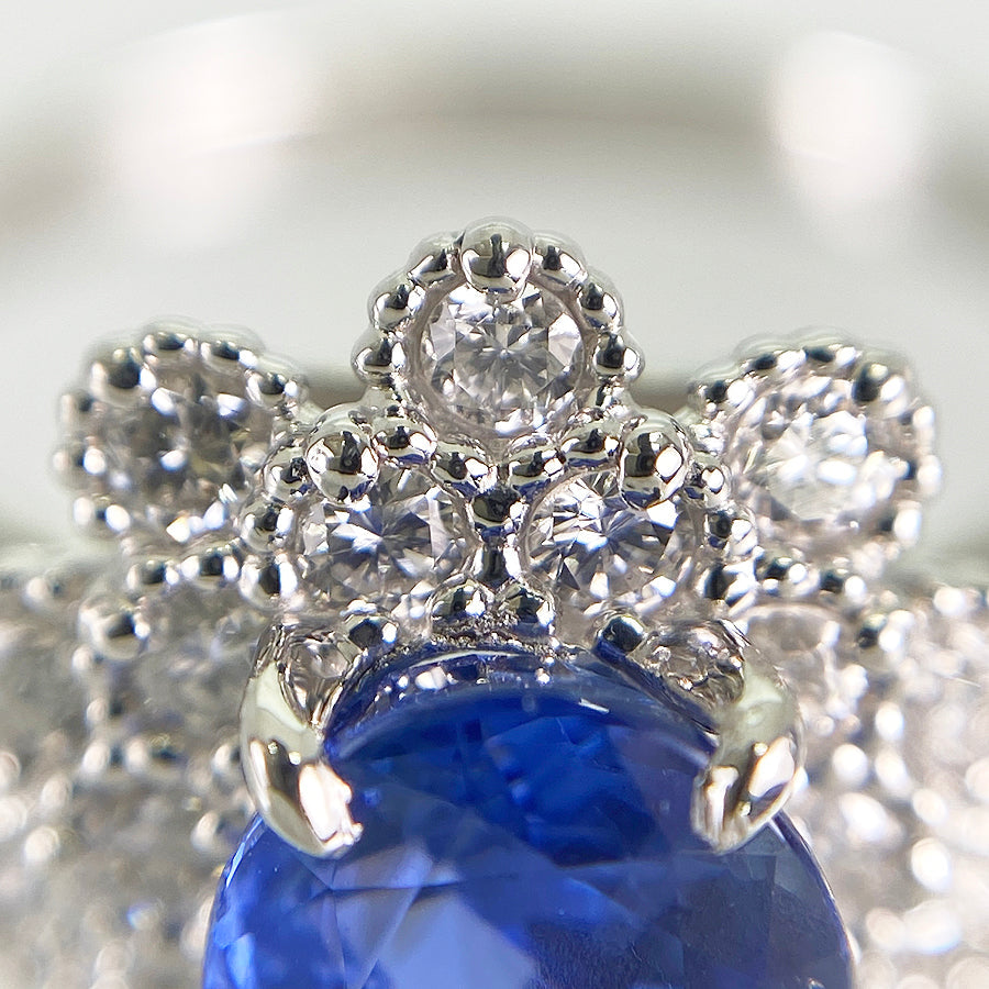Ring Platinum Sapphire