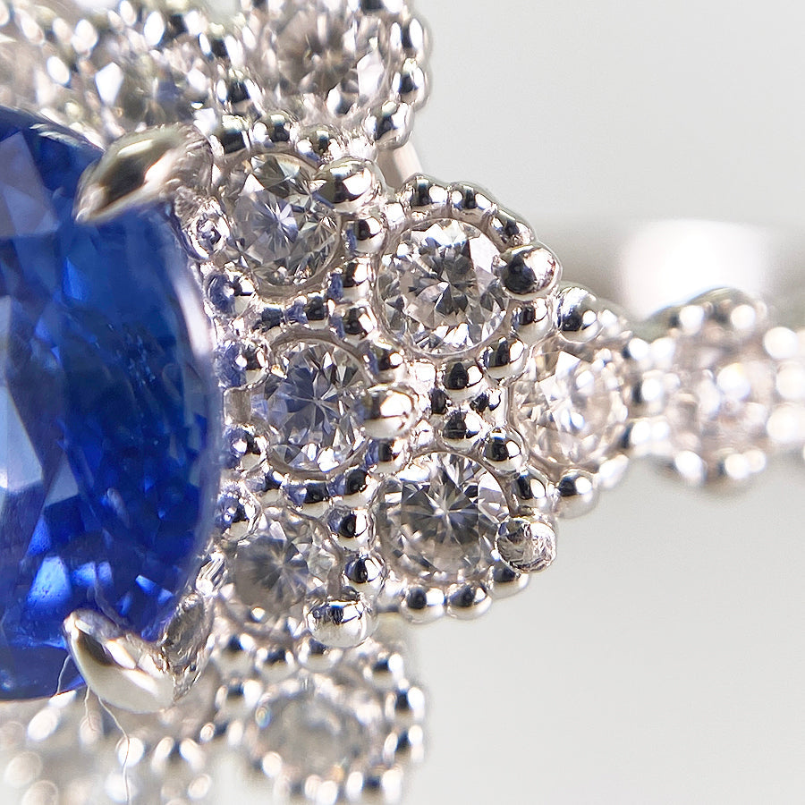 Ring Platinum Sapphire