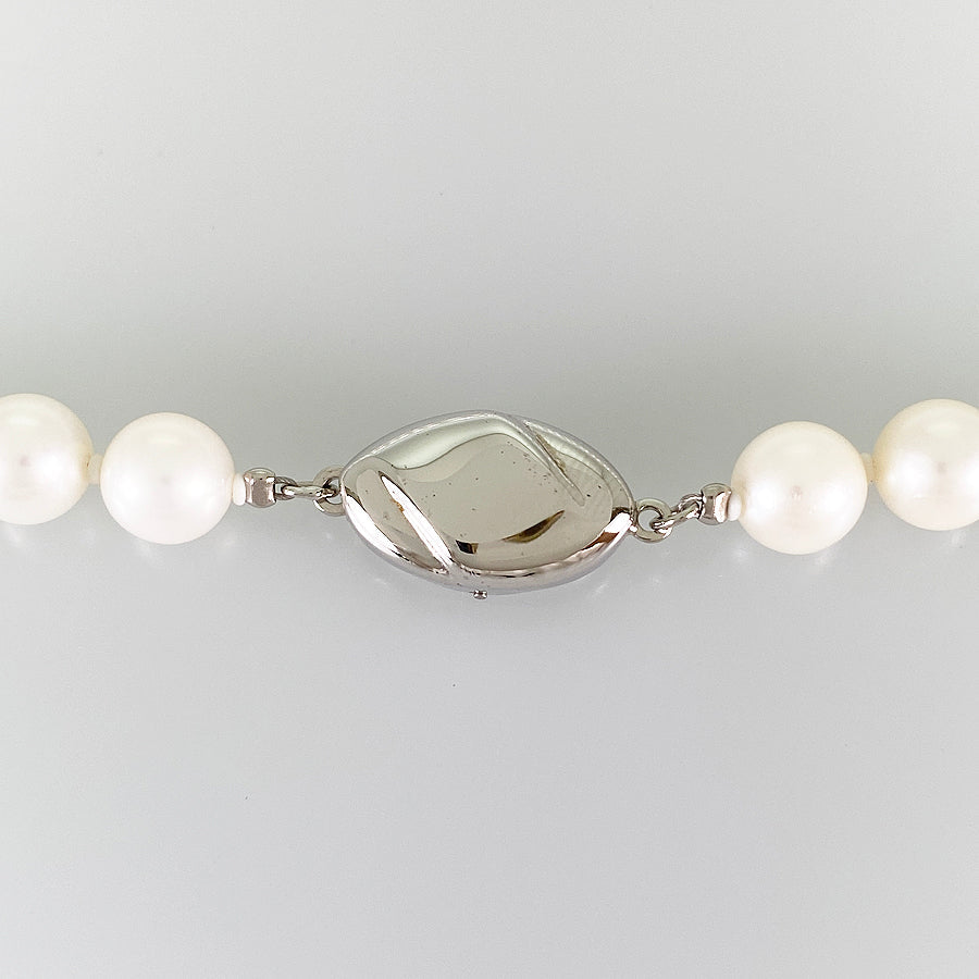 Necklace Silver Akoya Pearl