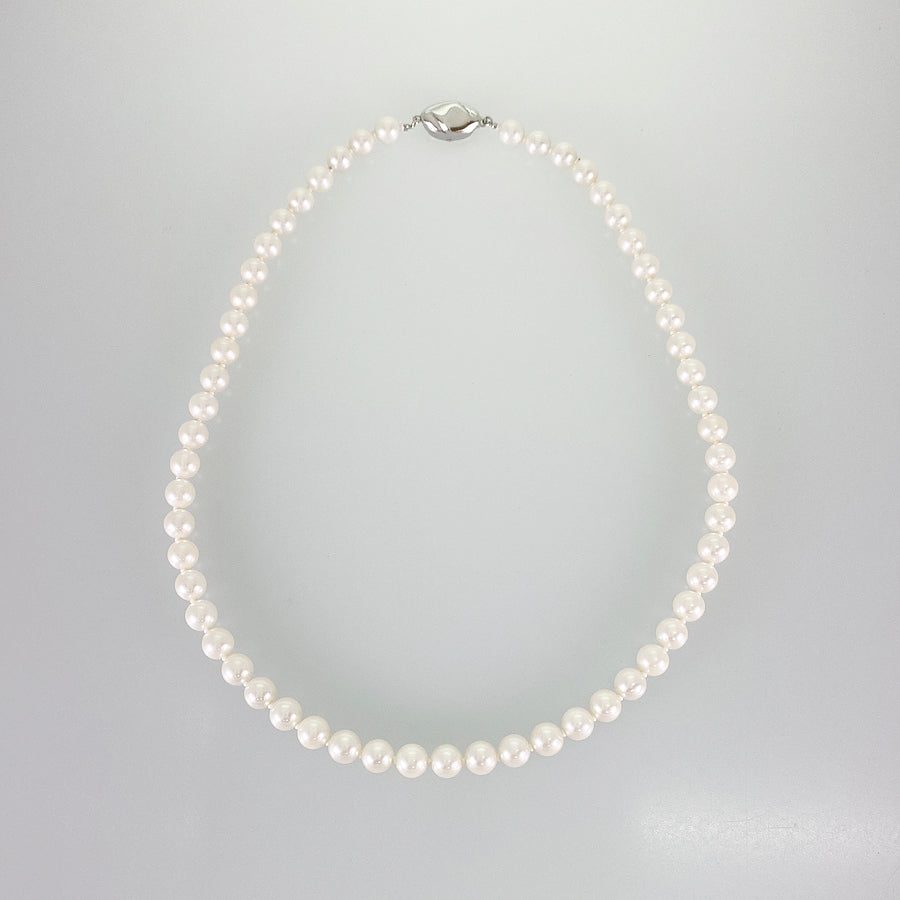 Necklace Silver Akoya Pearl