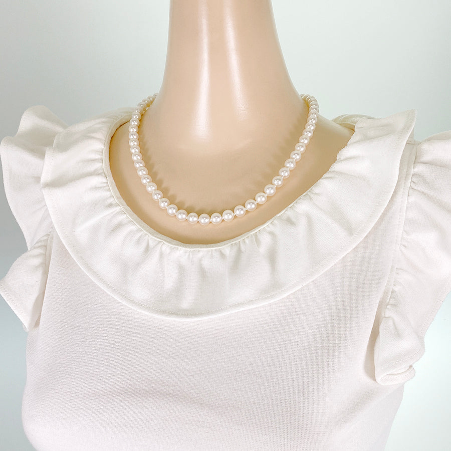 Necklace Silver Akoya Pearl