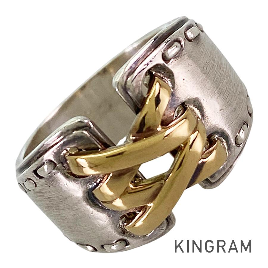 HERMES Mexican double corset Ring
