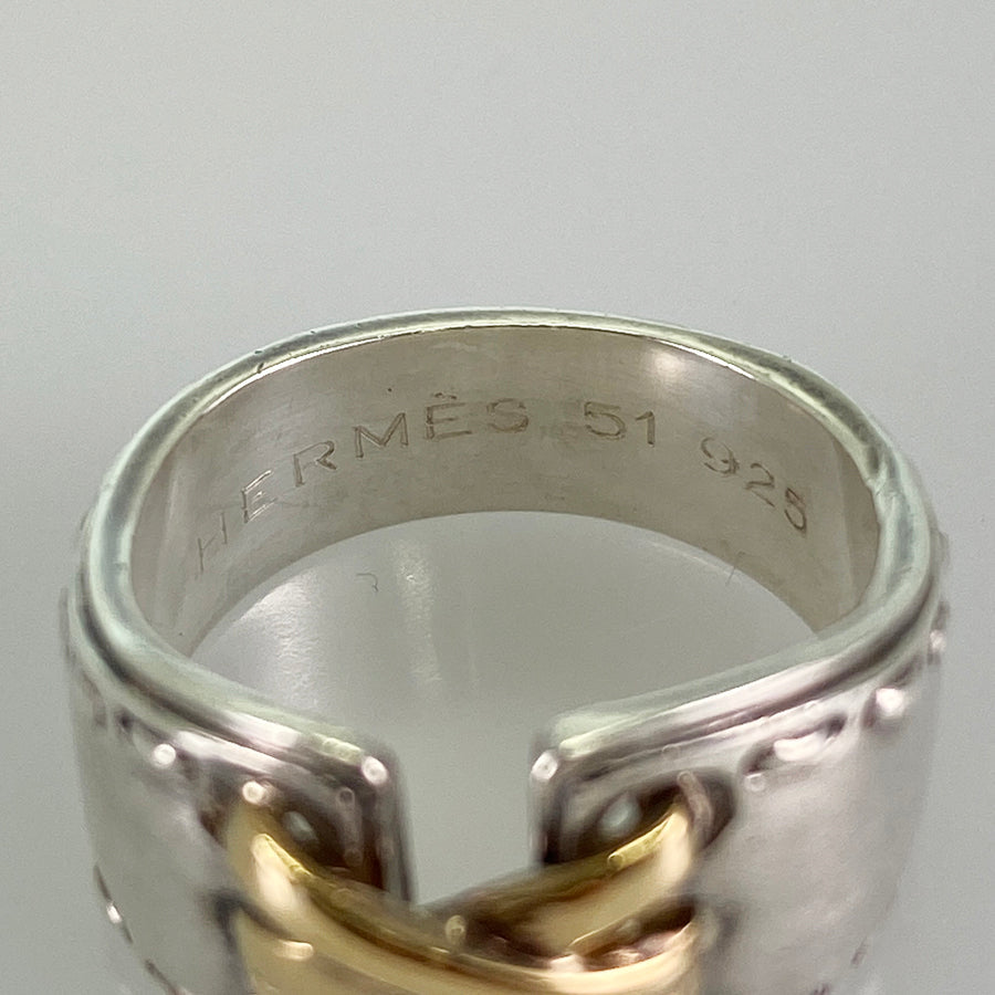 HERMES Mexican double corset Ring