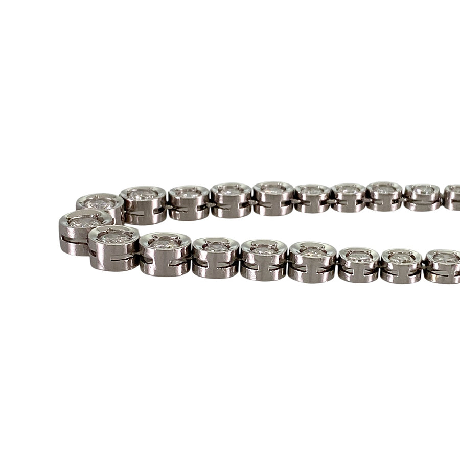 Tennis necklace Platinum Diamond