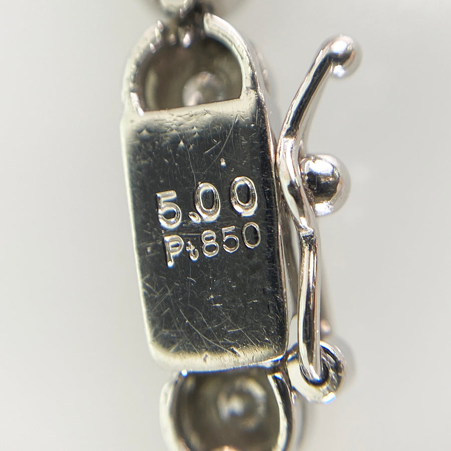 Tennis necklace Platinum Diamond