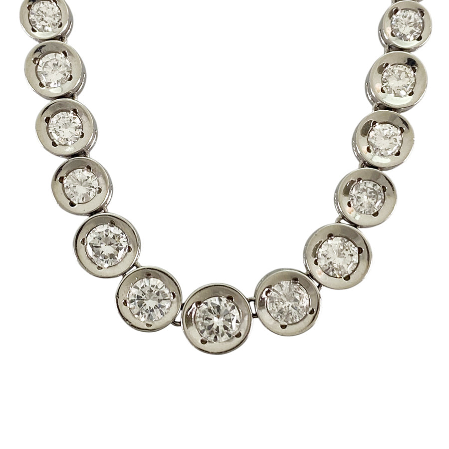 Tennis necklace Platinum Diamond