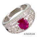 Ring Platinum Ruby