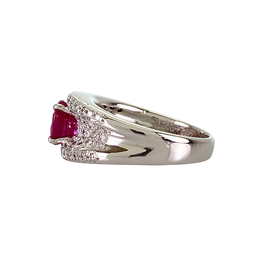 Ring Platinum Ruby