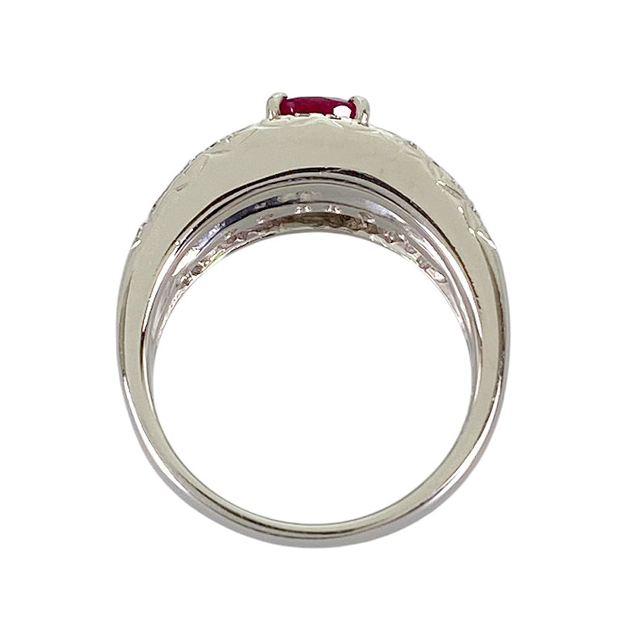 Ring Platinum Ruby