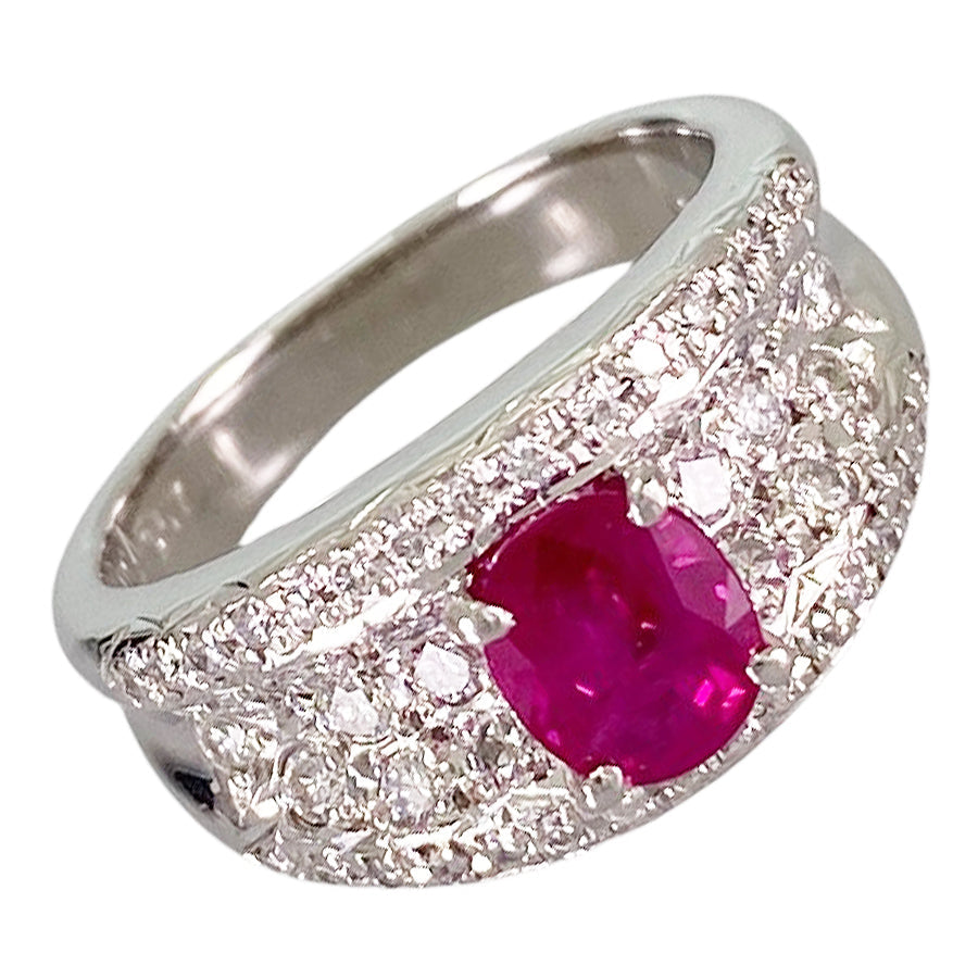 Ring Platinum Ruby