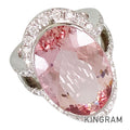 Ring Platinum Morganite
