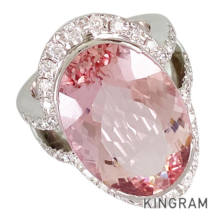 Ring Platinum Morganite