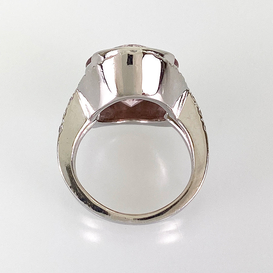 Ring Platinum Morganite