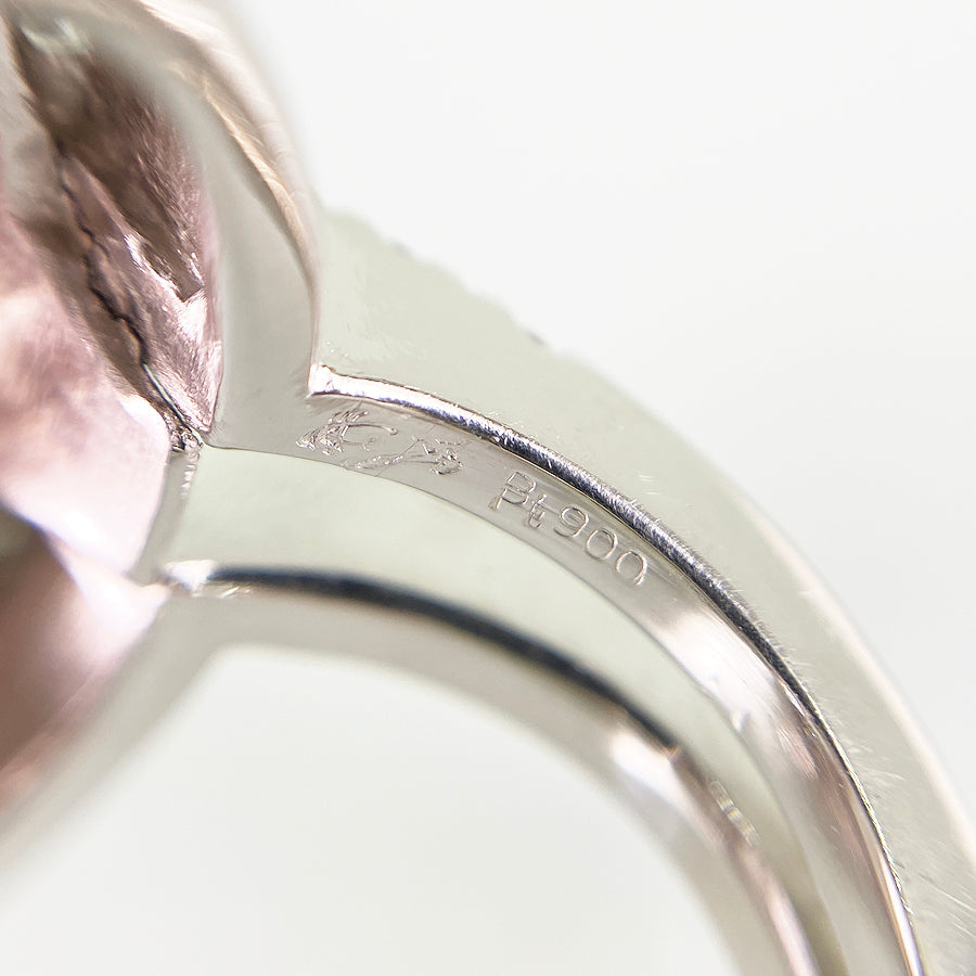 Ring Platinum Morganite