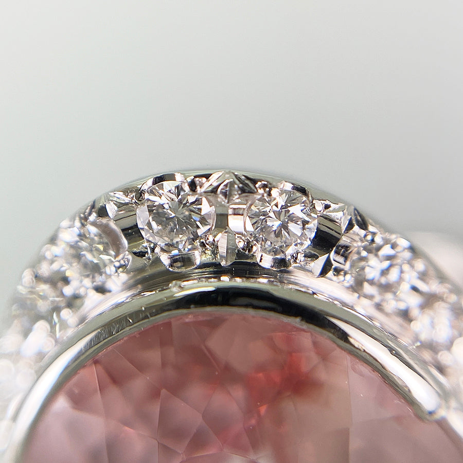 Ring Platinum Morganite