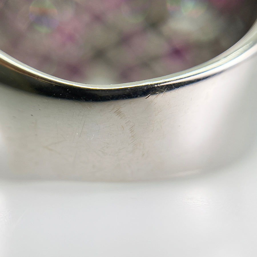 Ring White gold Ruby